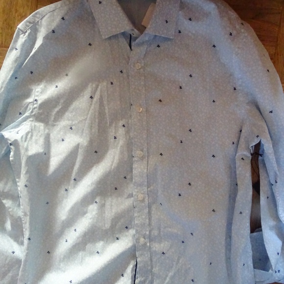 NWT SAKS FIFTH AVENUE MENS DRESS SHIRT - Picture 2 of 2
